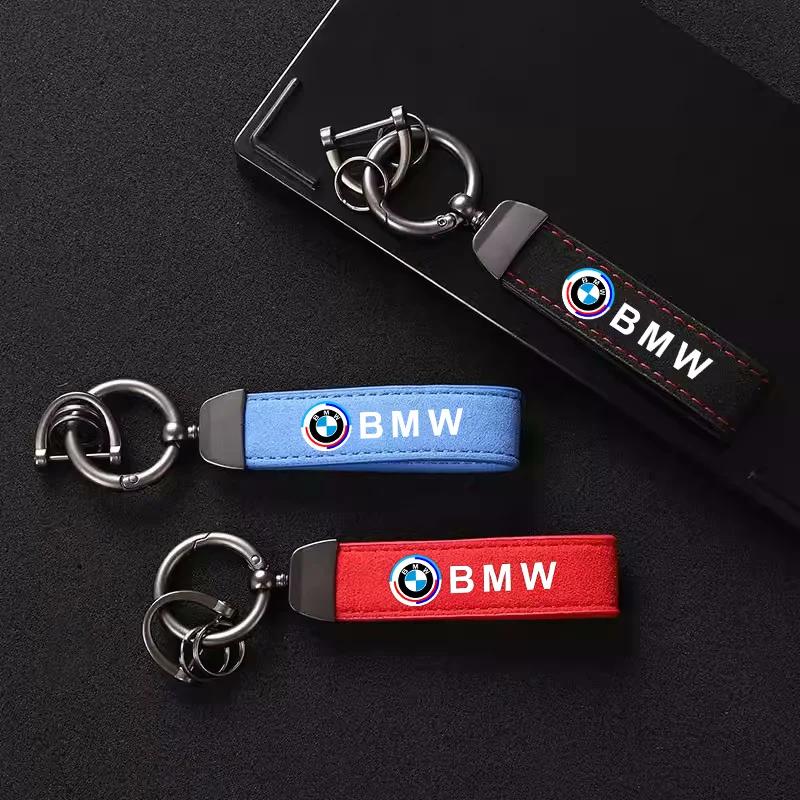 Portachiavi in Pelle 2025 Emblema Auto Portachiavi Porta Chiavi Per BMW 50° F30 F10 E90 F20 E46 E60 E70 E39 E36 E87 E92 X6 X7 GT G30 G2