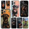 Phone Case For iPhone 17 16e 15 14 13 12 11 Pro Max SE 7 8 Plus Shell iPhone 16 Soft TPU Cover Rottweiler Dog