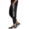 Adidas Originals Trefoil Logo Vintage Sports Printed Cuffed Casual Pants Men Bottoms Black FK9998