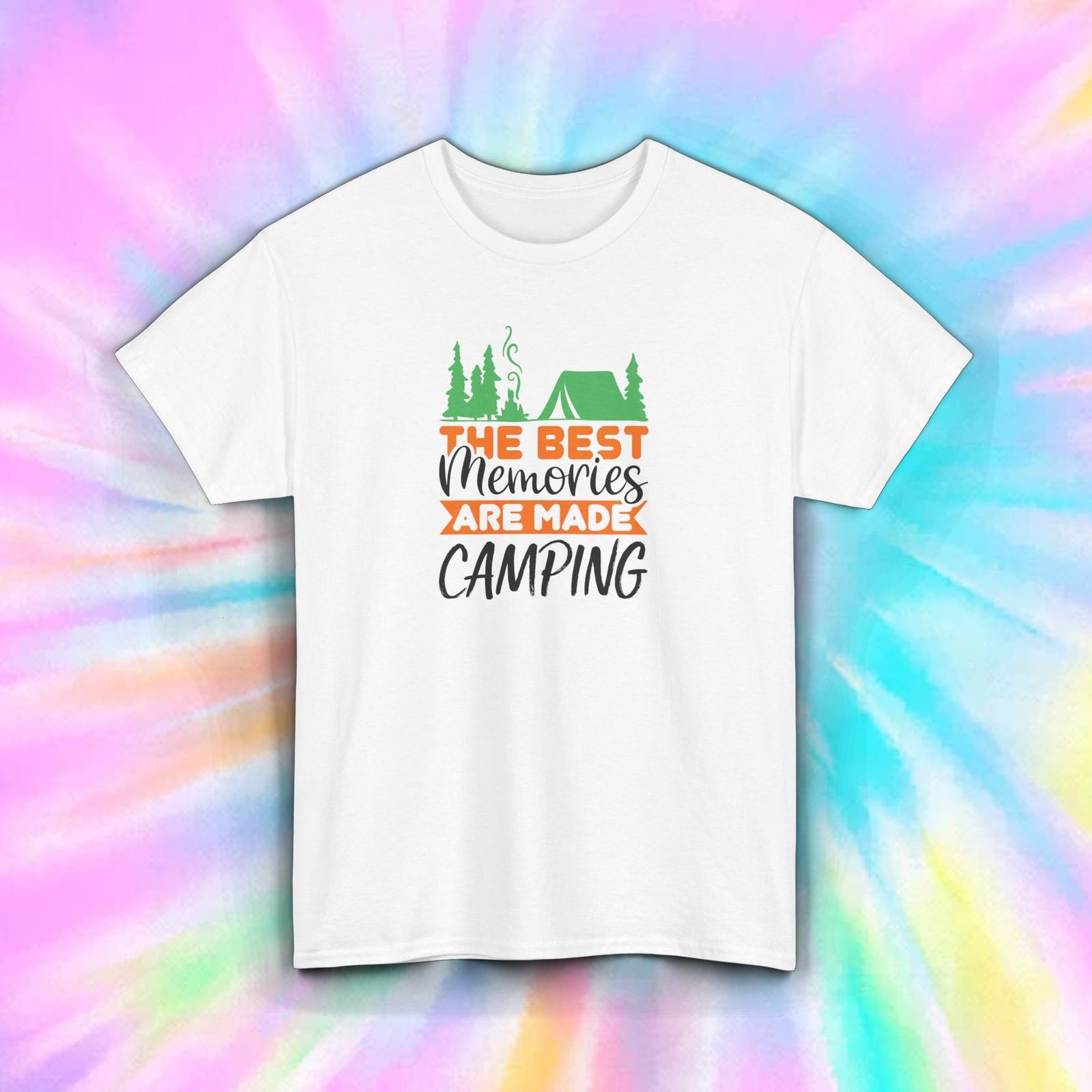 Best Camping Memories T-Shirt Mens Womens Tees Top Outdoors Hiking Nature Camper Gift Tee S-5XL 4XL