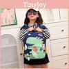 Double Cute Trendy Shoulder Backpack For Preschool Children Featuring Designs Anime