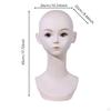 Tête de Mannequin Femme Accessoire Photo Perruque Présentoir Buste Visage Réaliste pour