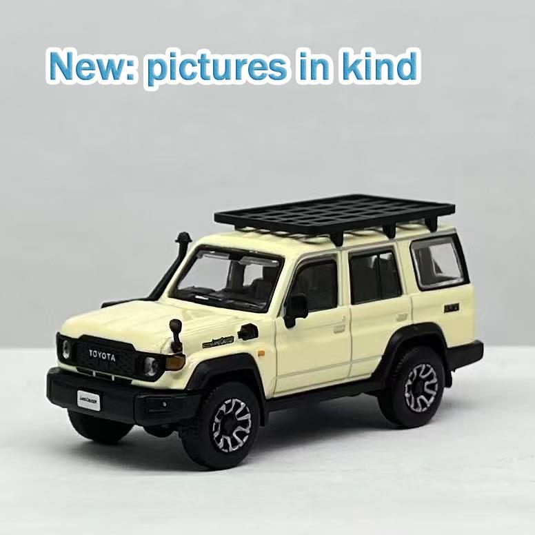 

DBGT 1:64 Toyota Land Cruiser LC70 Пластиковое Шасси Металлический Кузов Миниатюрная Модель Внедорожник Diecast JDM Коллекционная Игрушечная Машинка Подарок