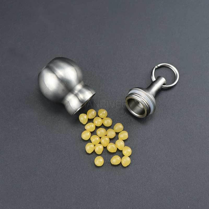 Pure Titanium Mini Sealed Waterproof Pill BoxEco-Friendly Home Outdoor  Medicine Tablets Storage Case First Aid Health Care Tool