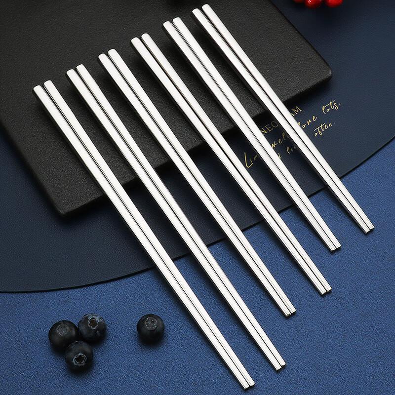 Shengjia 304 Stainless Steel Square Chopsticks