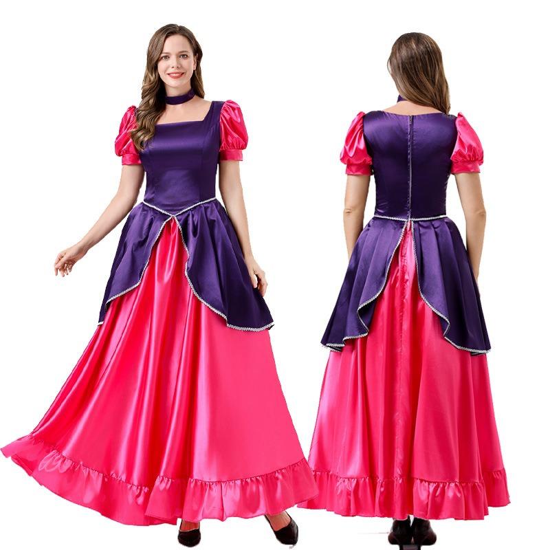 Halloween New Cinderella Sister Princess Dress Children Adult Masquerade Drama Costume