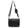 Bymoss Keyring Leather Mini Crossbody Bag 2 - Black