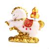 Figurine, Small Horse Sculpture, Animal Figure, Resin Feng Shui Ornament, Creative Craft with Fine