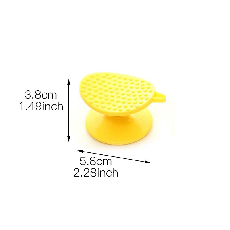 2 pezzi di plastica per pelare patate frutta verdura spazzola per la pulizia spazzola per la pulizia facile carota zenzero pelapatate