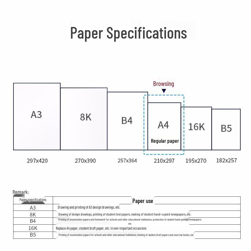 Deli Jiacu 80g A4 Printer Copier Paper