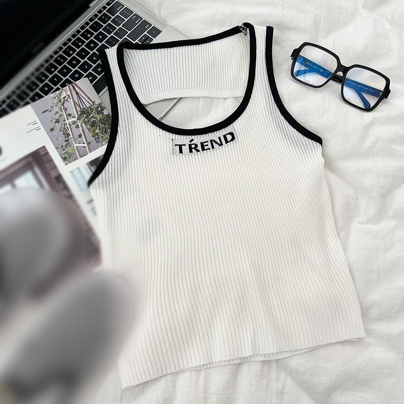 

Женские майки с открытой спиной, повседневные, тонкие One Size