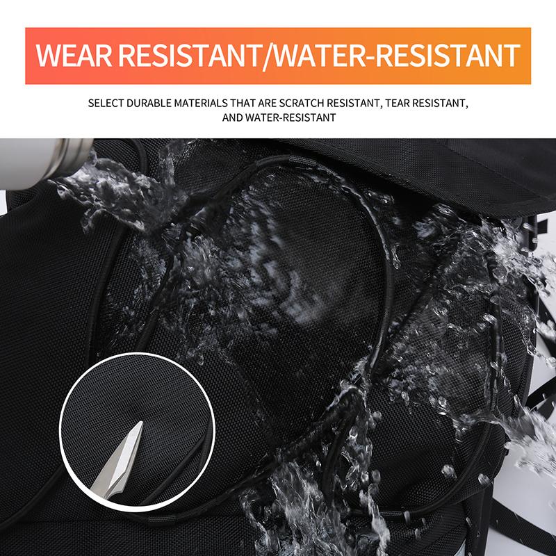 56-75L Motorcycle Waterproof Tail Bag Travel Outdoor Dry Luggage Roll Pack Bag Motorbike Luggage Backpack Motorcycle Seat Bag