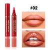 2-In-1 Watercolor Lip Gloss, Moisturizing, Mirror-Like Finish, Long-Lasting Color, Creates Natural Lip Tone, Suitable For Back To School, Beginners