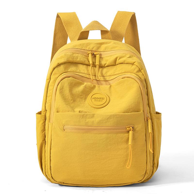 Zaino in nylon da donna ad alta capacità, zaino leggero da viaggio