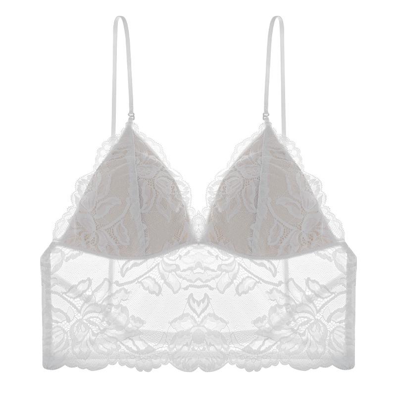 Damen rückenfreies Triangel-Cup ultradünnes Camisole: Kabelloser unsichtbarer Neckholder-BH mit mehreren Trageoptionen.