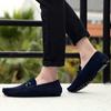 Fashion Leather Men Fashion Business Shoes New Men Loafers Lightweight Mens Slip on Shoes 2024 Handmade All-match for Men Driving Shoes