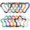 12lots Large Strong Carabiner Small Carabiner Keychains Pack Carabiners Clip for Secure Attachments