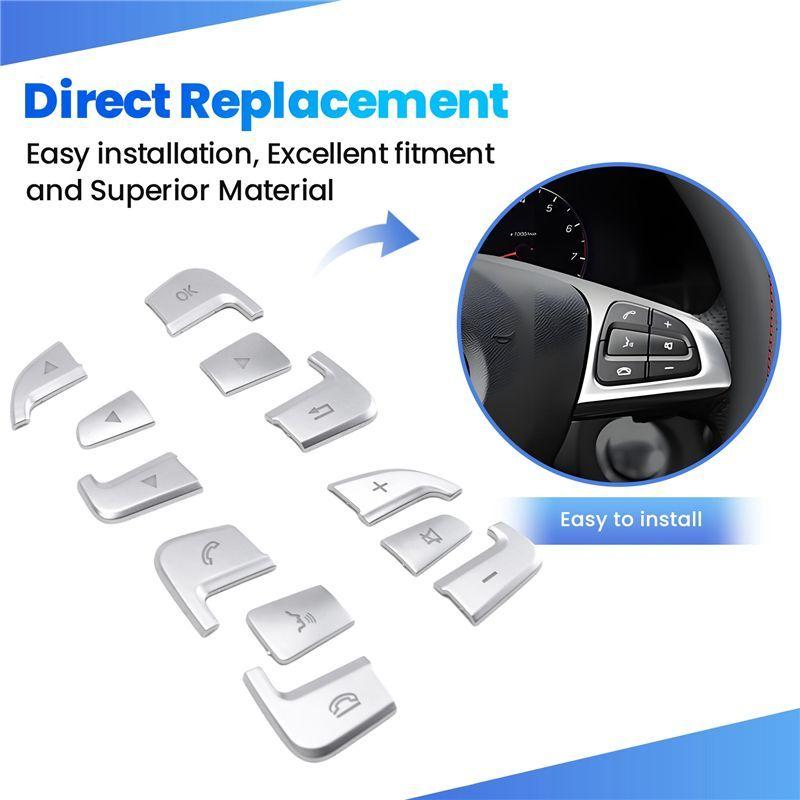 AA92-Car Accessories Modified Steering Wheel Button Patch For GLC GLE GLS GLA CLA CLS LHD