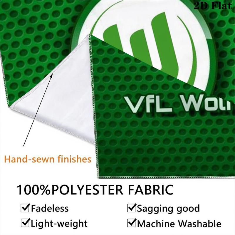 VfL Wolfsburg Wall Tapestry Aesthetic Wall Hanging Printed Fabric Blanket Decorative Tapestries for Bedroom Living Room Home Decor