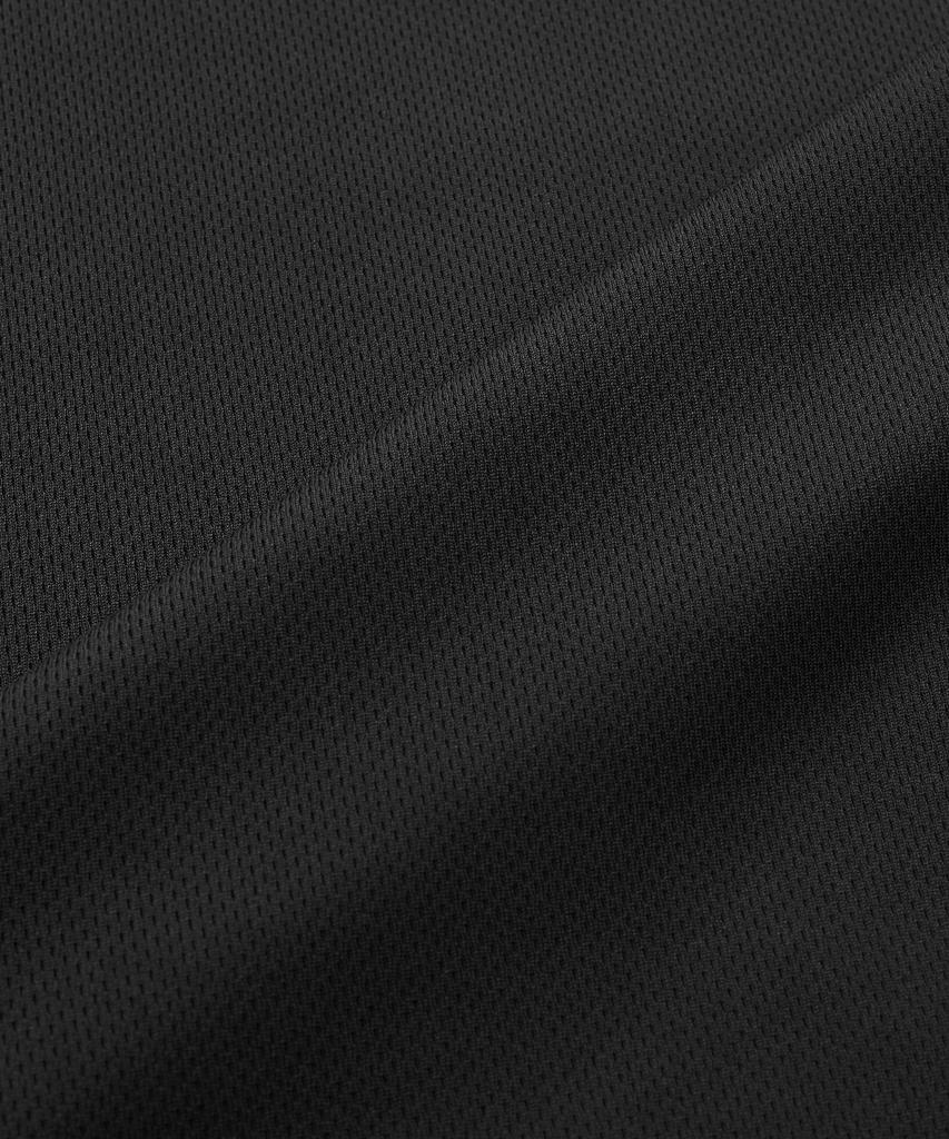 DRIX Rugby Oversized Mesh Jersey Half Sleeve_Black