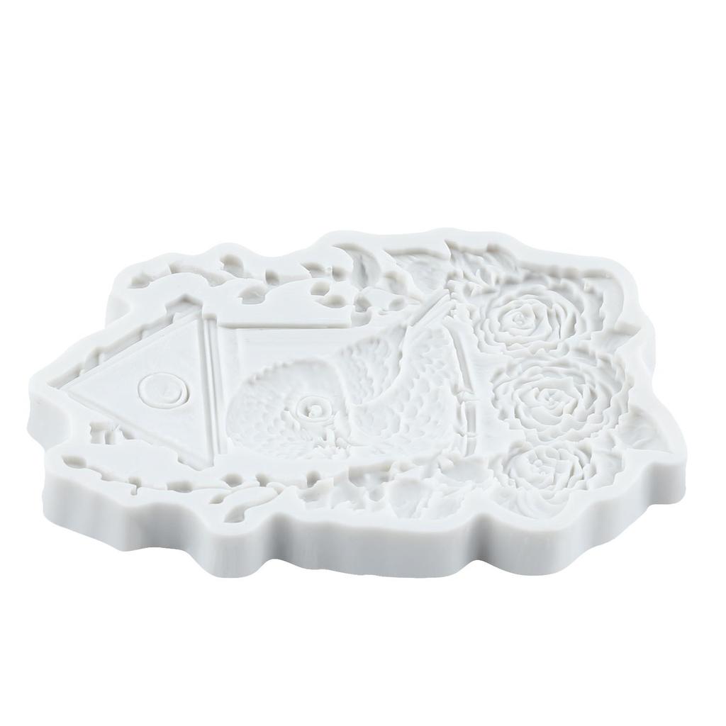 Owls Bird Silicone Molds Owls Fondant Mold Cake Decorating Tools Cupcake Topper Candy Chocolate Gumpaste Mold