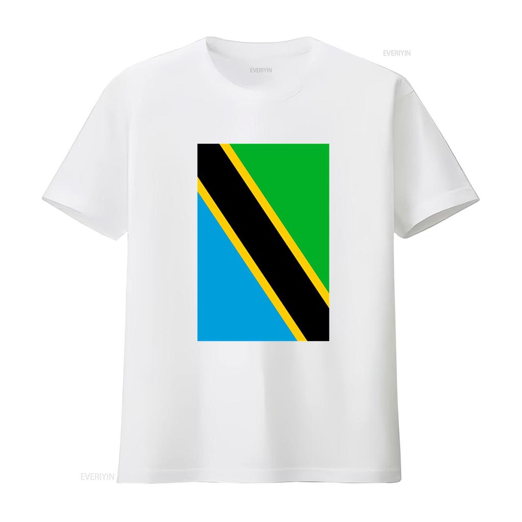 Grunge Tanzania Flag Cool East Africa Swahili Tanzanian T Shirt vintage Washed Breathable Slightly fashion Unisex Comfortable