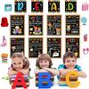 BelleAngle 36pcs Reading Strategy Posters Classroom Decorations Educational Reading Bulletin Board Set for Kindergarten PreSchool Daycare Library