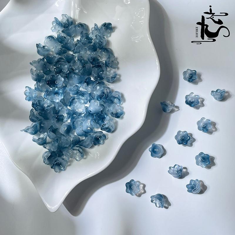 

12 мм стеклянные бусины колокольчика, браслет ручной работы, ожерелье, серьги, ювелирный материал, инструменты для самостоятельного изготовления, аксессуары для изготовления ювелирных изделий 20PCS