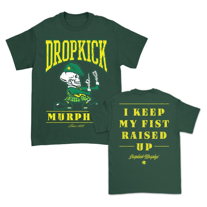 Dropkick Murphys Fists Up Hunter Green TShirt Unisex T-Shirt XXXXL