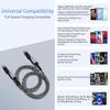 60W Car Carplay Cable Fast Charging for iPhone 17 Pro Max/17/16e/16/16 Pro/16 Pro Max/16 Plus/15/15 Pro/15 Pro Max, USB C to USB C Android Auto USB C