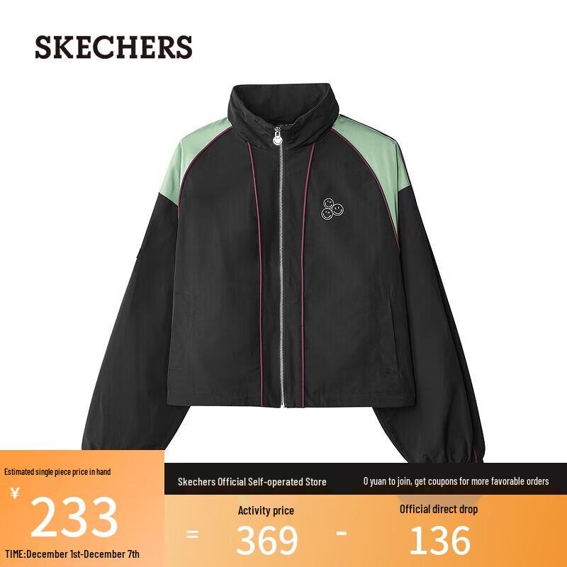 

SKECHERS Couple s Lightweight Woven Jacket L324W101 L