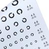 Near Vision Test Cards Vision Chart Decimal Broken C For Eye Exams | Medical/Optical Supplies