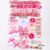 Fabric Hair Accessories Set Colorful Bow Barrettes New Elastic Hair Bands  Kids Hairstyling