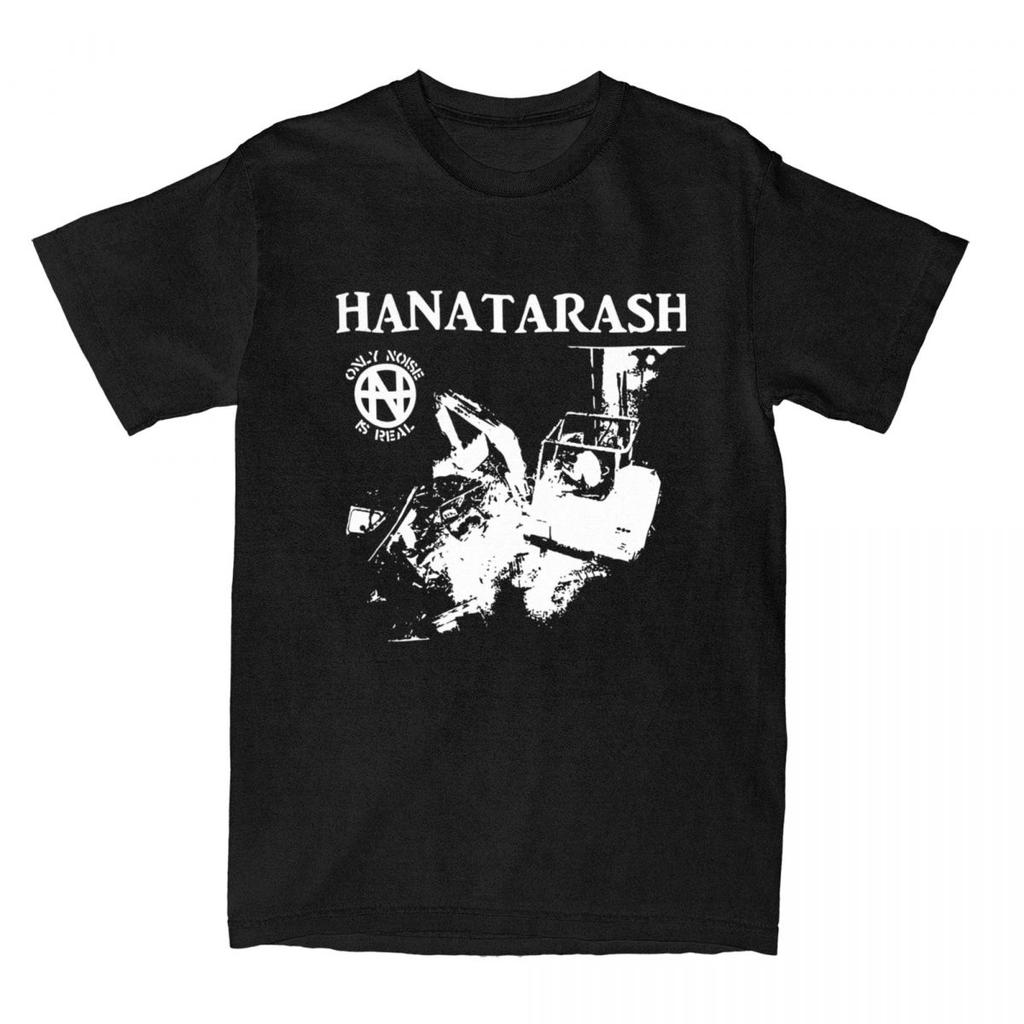 Hanatarash T Shirt Man Music Rock Funny Cotton T-Shirts Summer O-Neck Fashion Tee Shirt Hot Sale Oversize Tops