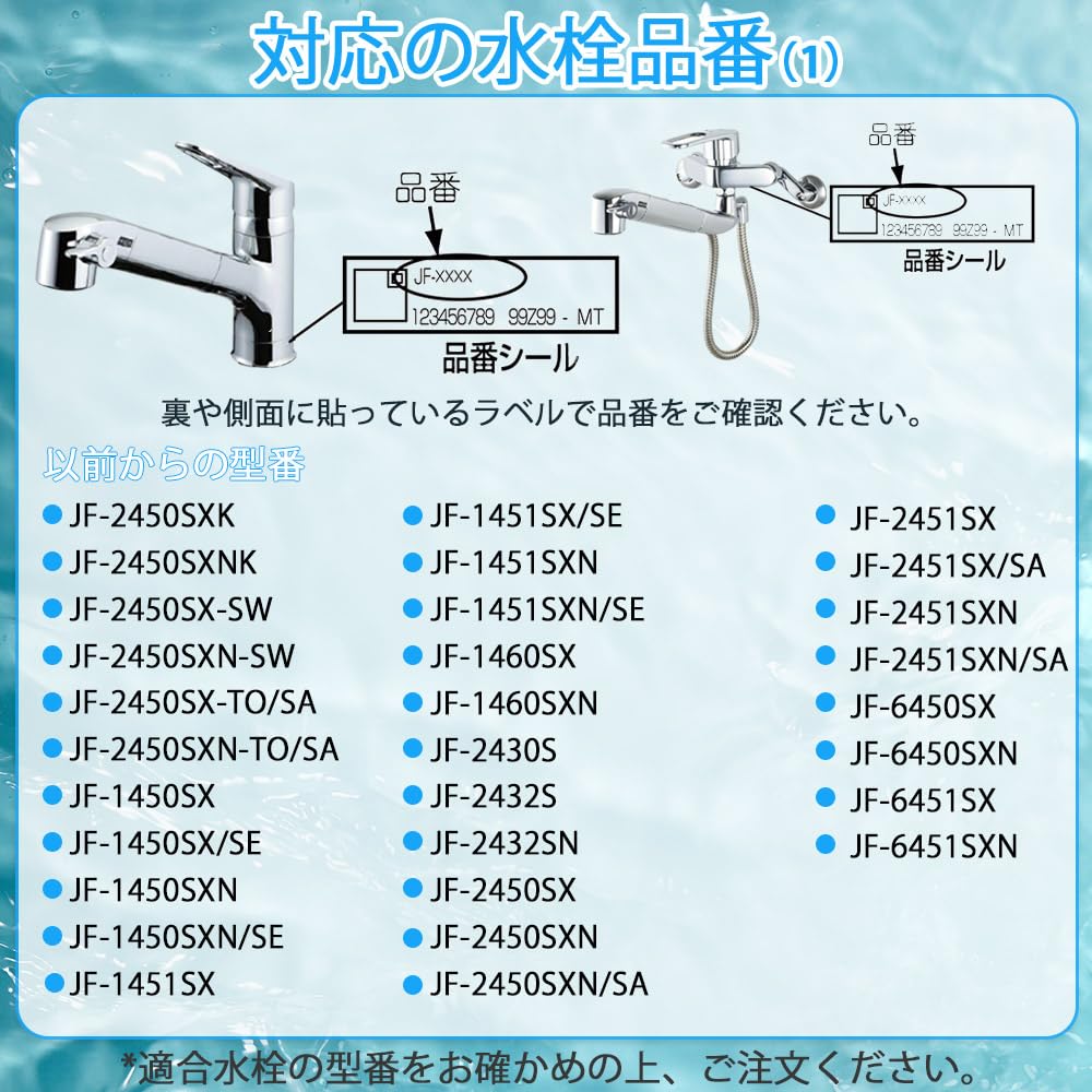 JF-21-T Water Purifier Cartridge, Removes 12+1 Substances (PFOS, PFOA), High Chlorine Removal,