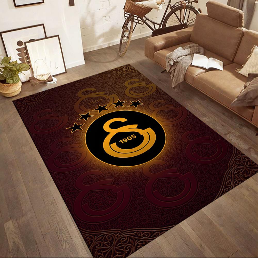 Galatasaray 95 Floor Mat Design for Foyer Game Room Balcony Hallway Anti-slip Rug Office home decor Perfect Gift for Women/Men