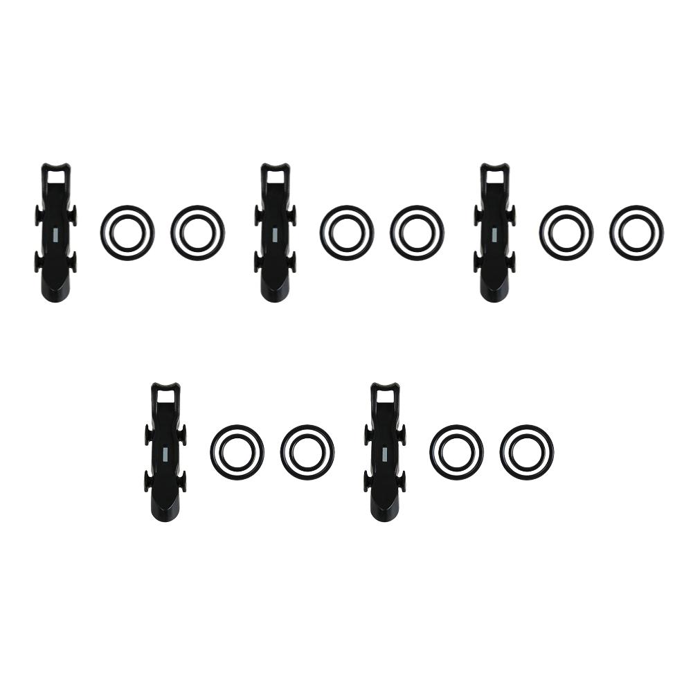 10-4pc Fishing Magnetic Fixed Lure Jig Hooks Holder with Rubber Rings Automatic Fishing Lure Bait Holder for Fishing Rod Tools