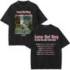 Prané Vintage Lana Del Rey Oči Grafické Tričko Pánské Dámské Módní Oversized Krátký Rukáv Trička Pánské Ležérní Bavlněná Trička