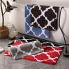 Non-Slip Bath Mat Bathroom Entrance Absorbent Floor Rug With Geometric Machine Washable 40x60cm 50x80cm