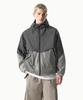 Musinsa Standard [City Leisure] Structured Block Windbreaker Jacket [Grey/Light Grey]