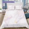 1PC Abstract marble pattern Bedding Quilt Set Quilt Cover Pillowcase Home Decoration Birthday Gift (1 * duvet cover + 2 * pillowcase, without core)