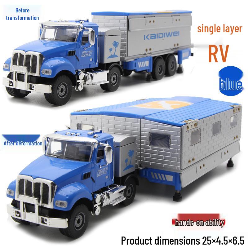 1:50 Luxury RV Alloy Model Toy Car for Children
