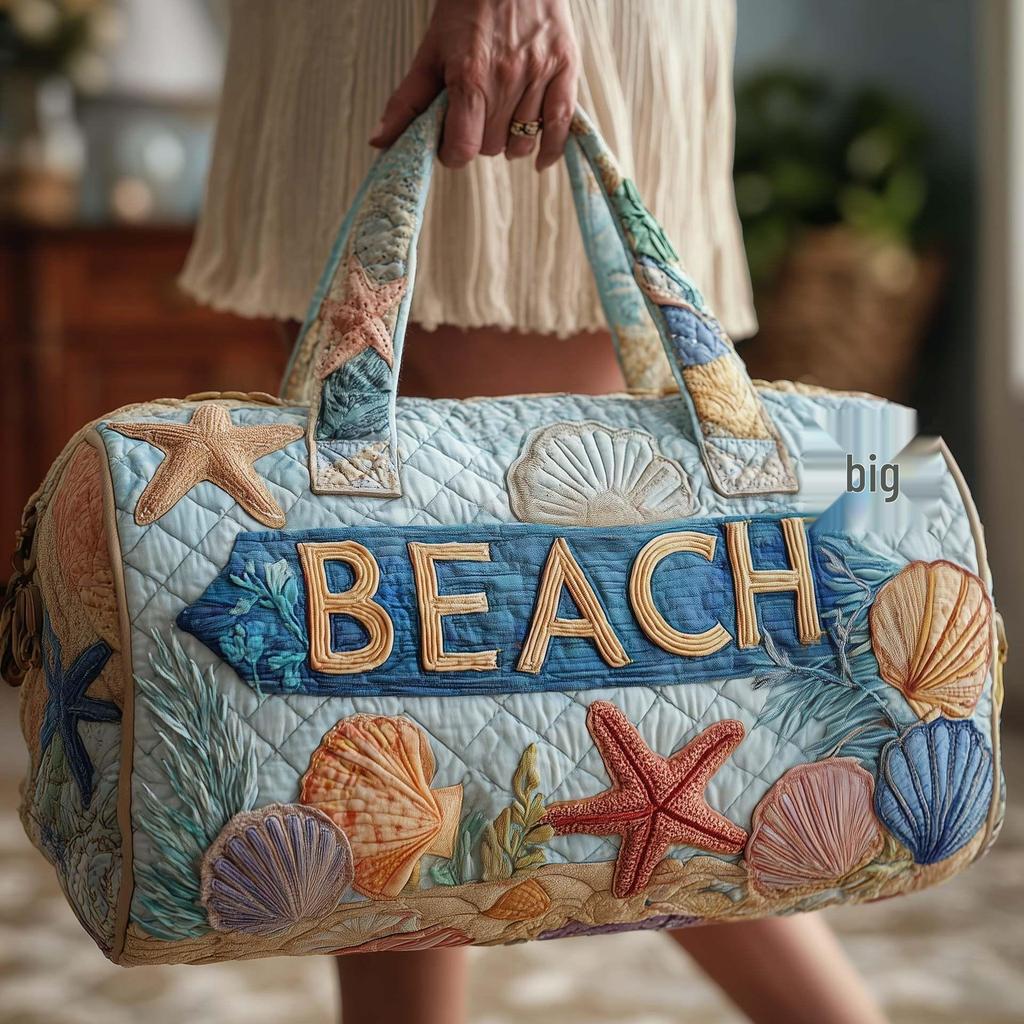 3D Printed Hawaiian Summer Travel Yoga Bag for Women