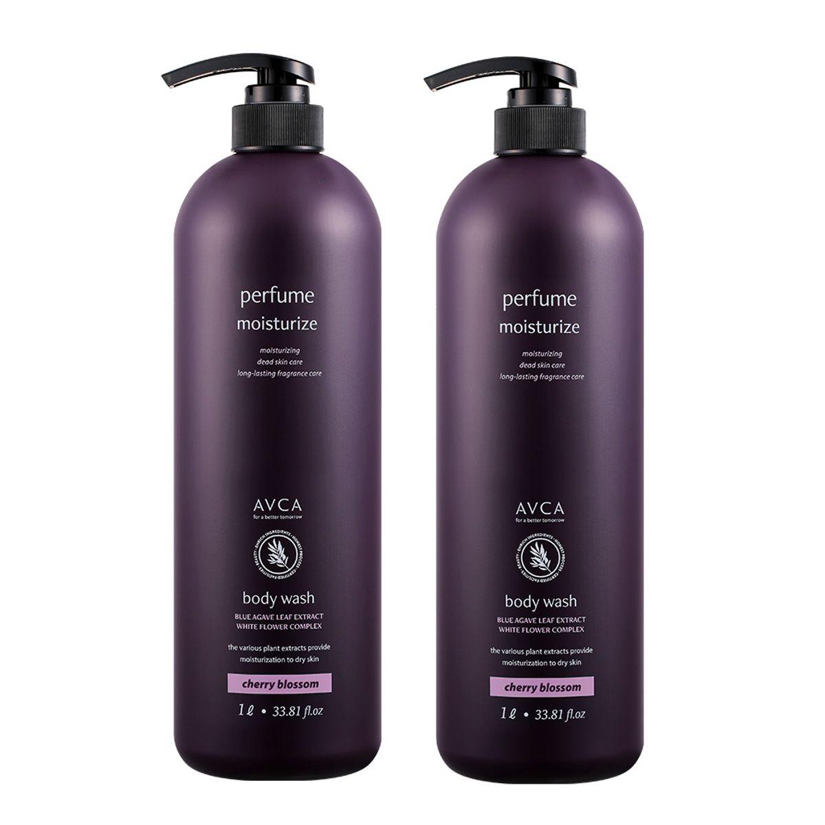 Large Size Perfume Body Wash Cherry Blossom 1000ml (2 Pieces)