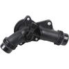 MOCA Engine Coolant Thermostat Housing Assembly for 1999-2006 for BMW 325i 328i E46 525i X5 Z3 2.5L 3.0L L6, Replace #11537509227, 11531437040,