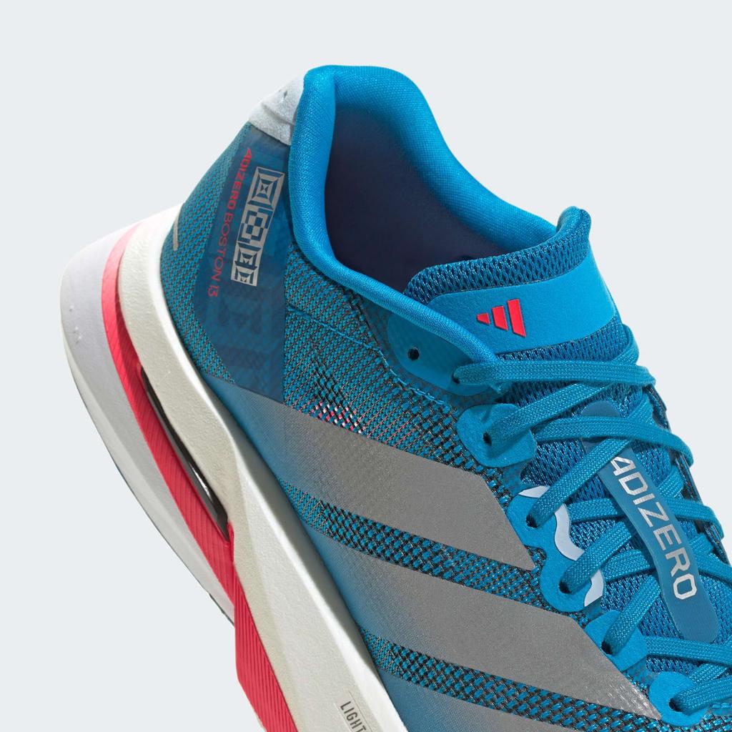 adidas Adizero Boston 13 JR4867 Women's Performance Sports Shoes Solar Blue / Silver Metallic / Dark Solar Blue