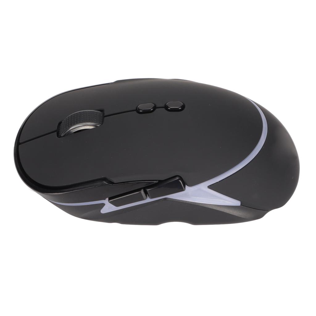 Wireless Gaming Mouse 3 Level Adjustable DPI RGB Color Backlit Ergonomic Design 2.4G Rechargeable Mouse