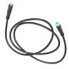 34.3in Waterproof Connector 4pin Male to 4pin Female Adapter Cable Accessory for Electric Bicycle