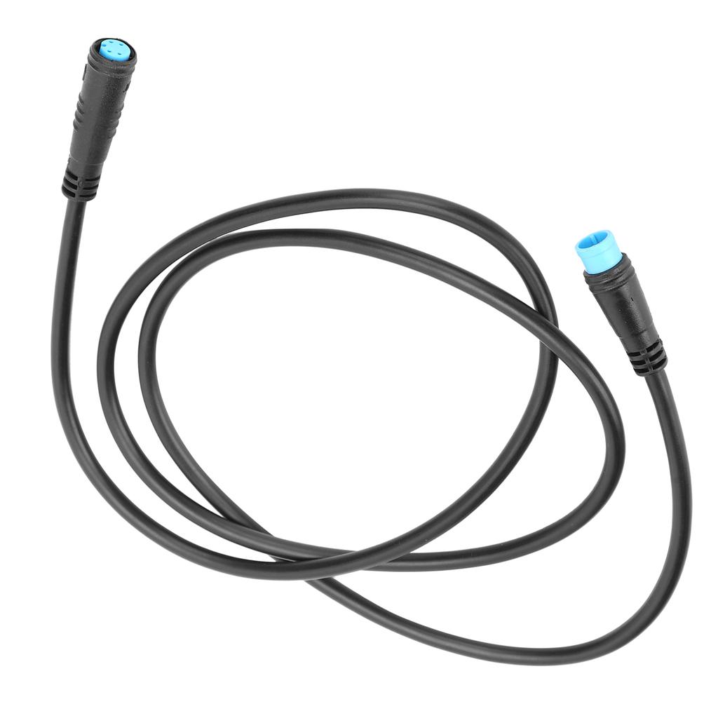 34.3in Waterproof Connector 4pin Male to 4pin Female Adapter Cable Accessory for Electric Bicycle