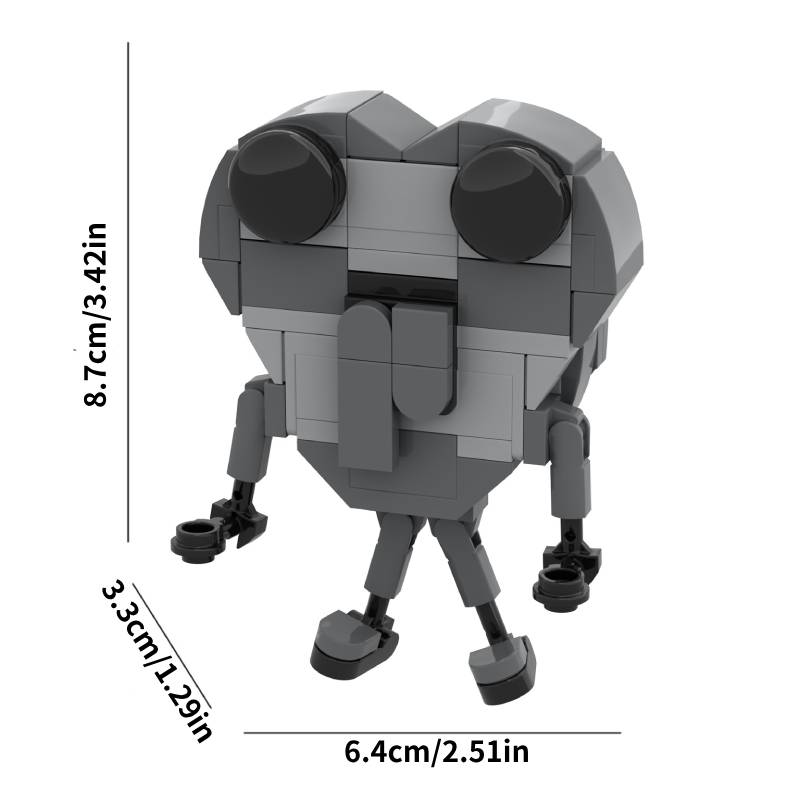 

Animal Deformed Zoonomaly Series Building Blocks Small Pellet Childrens Toys Frog Monster